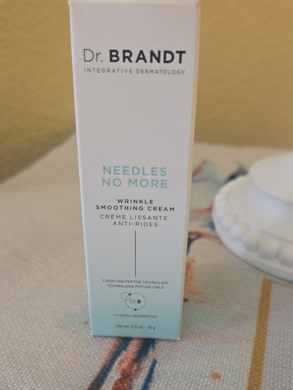 🌊Dr. Brandt Needles No More Wrinkle Smoothing Cream - aqua and white